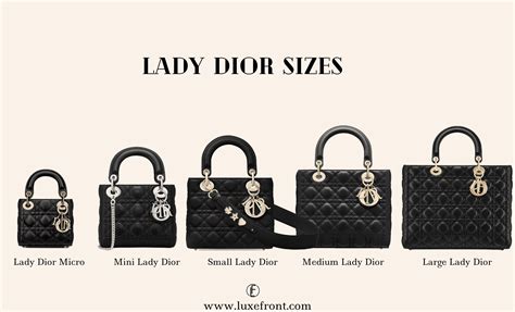 lady dior bag small vs medium|small Lady Dior Bag price.